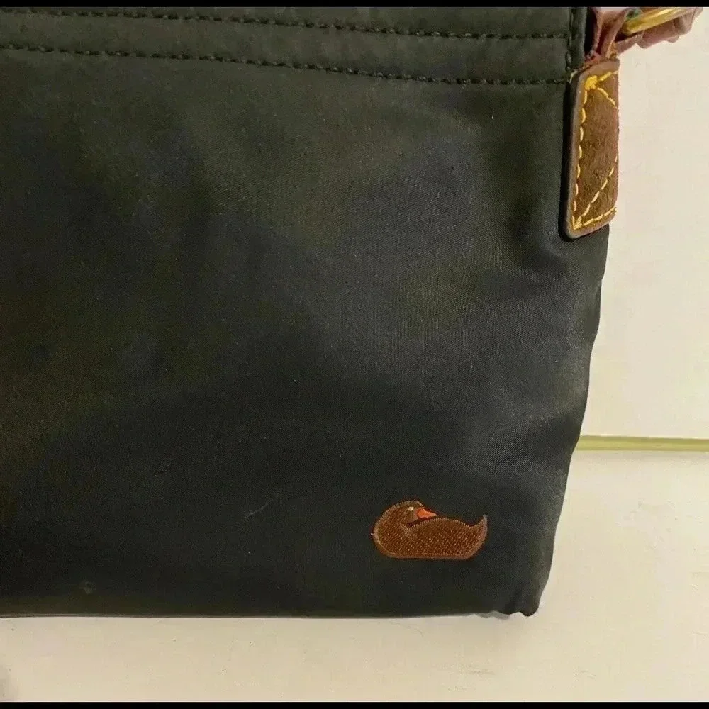 Dooney & Bourke  small Black nylon/  hobo bag